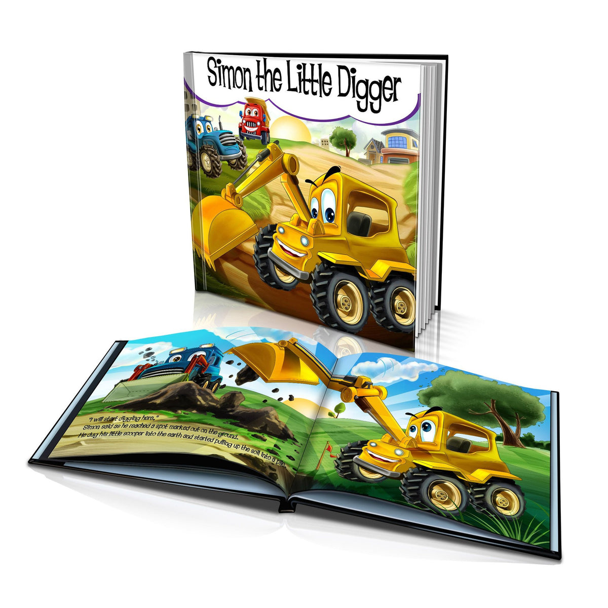 The Little Digger Hard Cover Story Book – Officeworks Photos