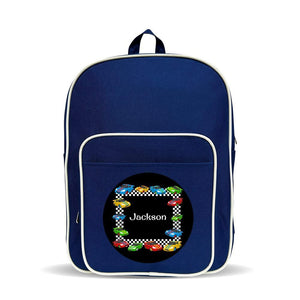 Race Cars Backpack - Small