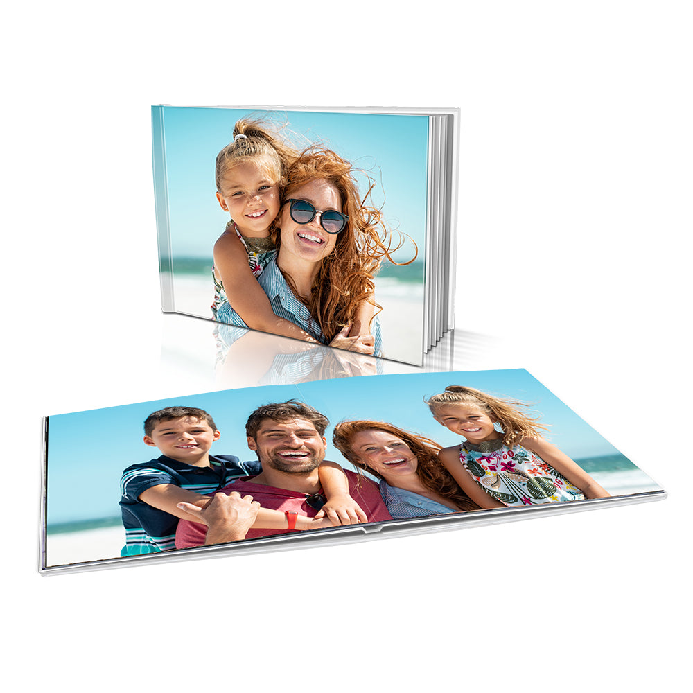 A4 Landscape Layflat Hard Cover Photo Book – Officeworks Photos