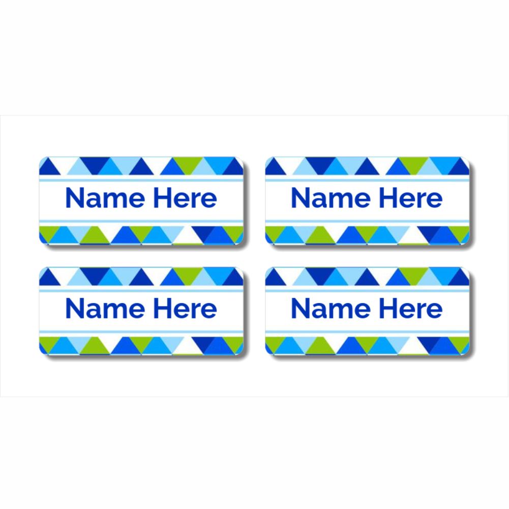 Geometric Rectangle Name Labels 32pk – Officeworks Photos