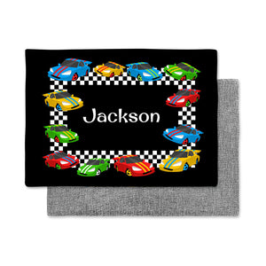 Race Cars Linen Placemat